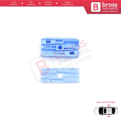 Rear Quarter Window Regulator Repair Clips for BMW 3 Series E36 E46 M3 318 320 323 325 328 6 E63 650i 650Ci Coupe Convertible