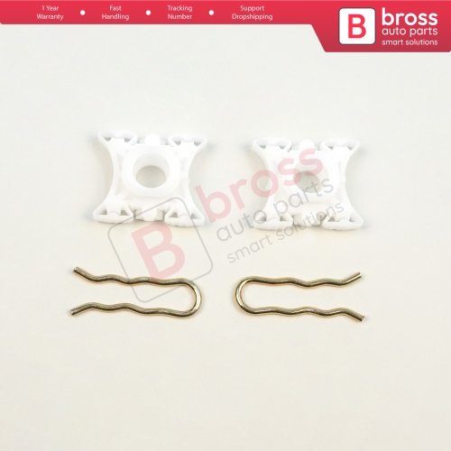 Window Regulator Sliding Shoe Pivot Clips For Land Rover Range Rover MK2 P38A 1994-2002 ALR1051