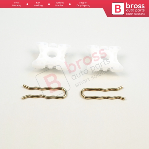 Window Regulator Sliding Shoe Pivot Clips For Land Rover Range Rover MK2 P38A 1994-2002 ALR1051